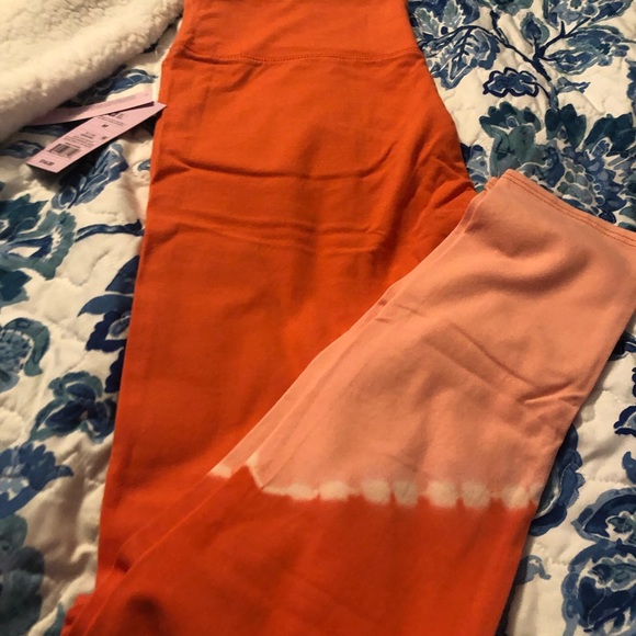 Ladies Wild Fable Jogging Pants Color Orange Block From Vietnam NWT - Picture 2 of 4